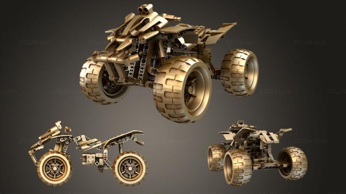 Vehicles (Quad Bike 2012, CARS_3183) 3D models for cnc